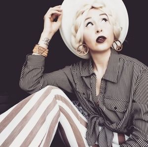 Peace Handmade Wooden Earrings